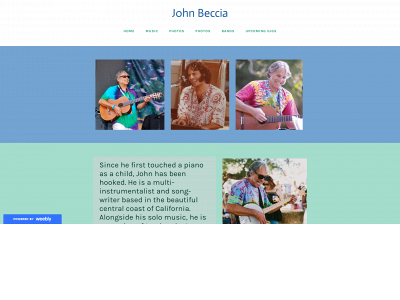 johnbecciamusician.weebly.com snapshot