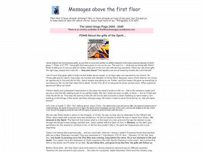 firstfloormessages.com snapshot