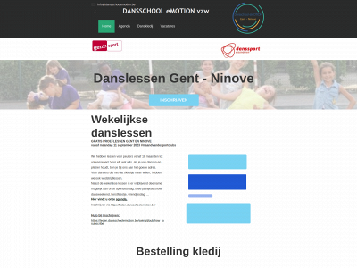 dansschoolemotion.be snapshot