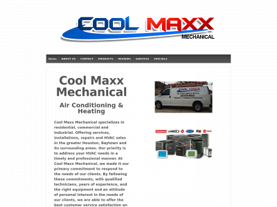 coolmaxxmechanical.com snapshot