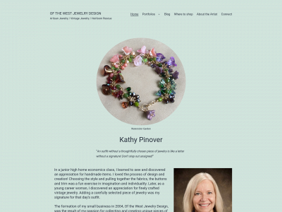 ofthewestjewelrydesign.com snapshot