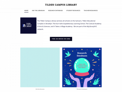 www.tildencampuslibrary.com snapshot