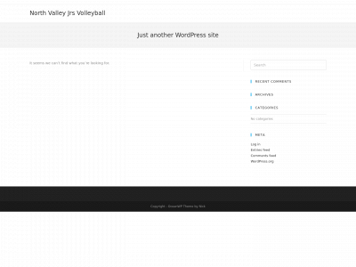 northvalleyjrsvolleyball.com snapshot