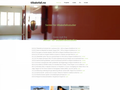 tilbakefall.no snapshot