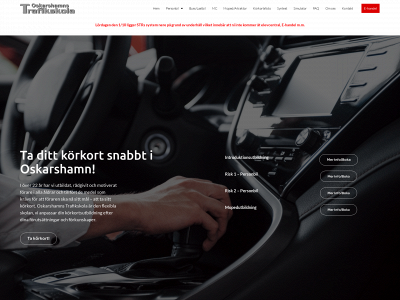 oskarshamnstrafikskola.se snapshot
