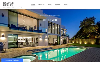 samplerealestatewebsite.weebly.com snapshot