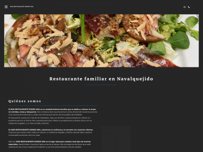 www.restuarentedondeana.es snapshot