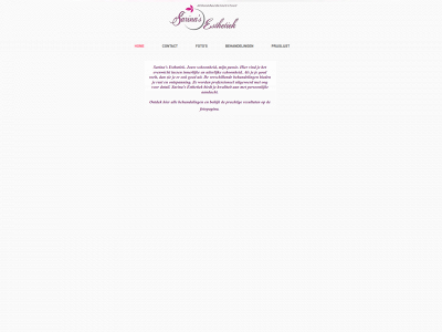 sarinas-esthetiek.be snapshot