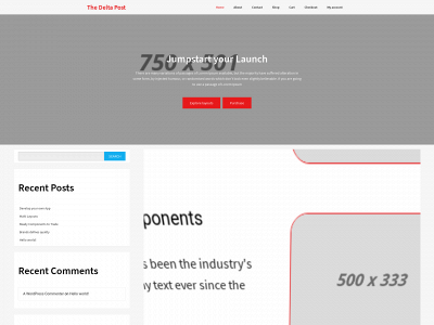 thedeltapost.com snapshot