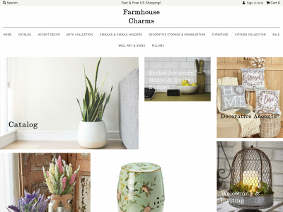 farmhousecharmsstore.com snapshot