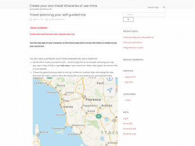 diytravelitineries.com snapshot