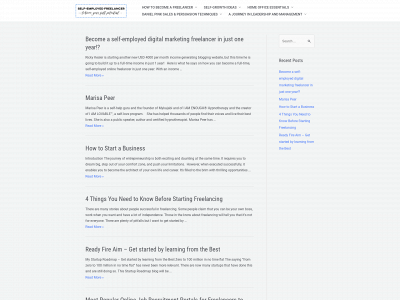 selfemployedfreelancer.com snapshot