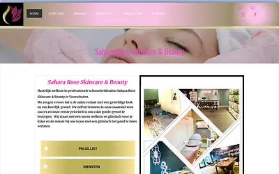 sahararosebeauty.nl snapshot
