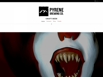 pyrenebeer.com snapshot