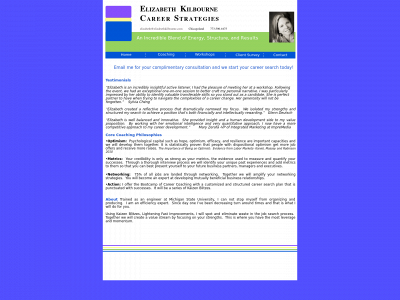 elizabethkilbourne.com snapshot