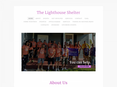 lighthouseshelter.weebly.com snapshot