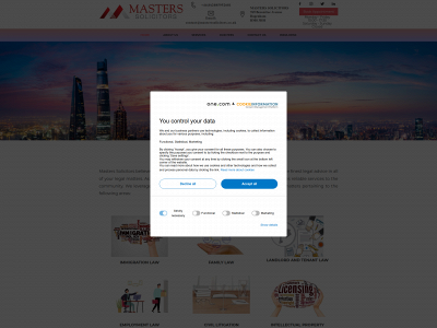 masterssolicitors.co.uk snapshot