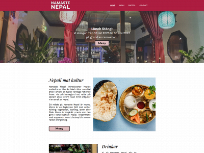 namastenepal.se snapshot