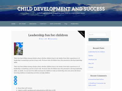 child2leader.com snapshot