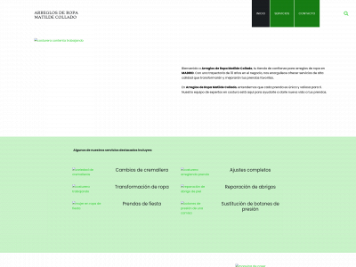arreglosderopamatildecollado.com snapshot