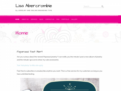 lisaabercrombie.com snapshot