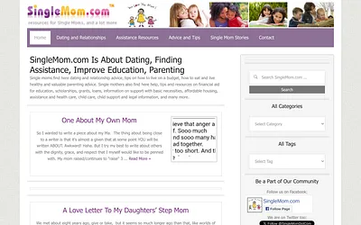 singlemom.com snapshot