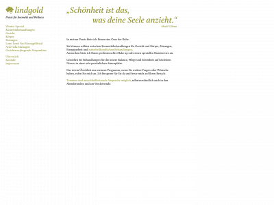 lindgold.de snapshot