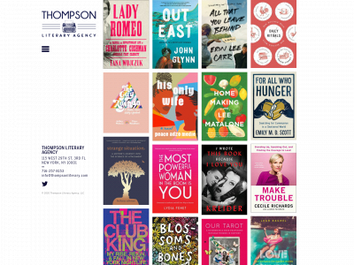 thompsonliterary.com snapshot