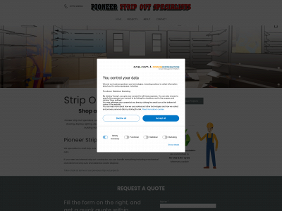 stripoutspecialists.co.uk snapshot