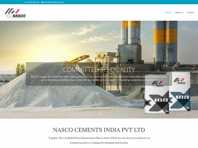nascocementsindiapvtltd.com snapshot