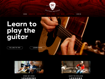 tkguitarmethod.com snapshot