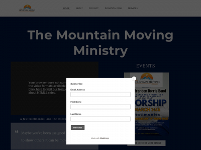mountainmovingministry.com snapshot
