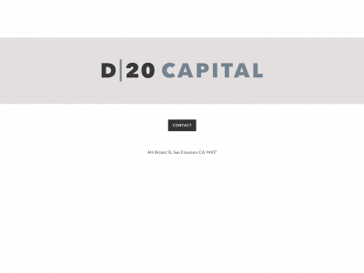 d20cap.com snapshot
