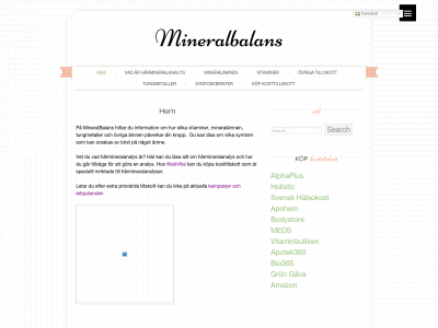mineralbalans.se snapshot