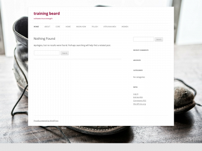 trainingbeard.com snapshot