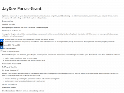 porras-grant.com snapshot