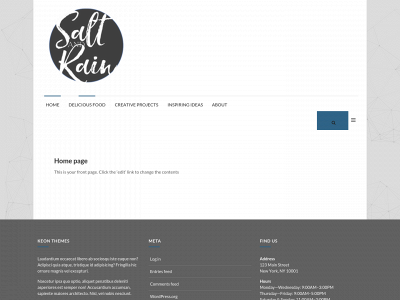 saltandrain.com snapshot
