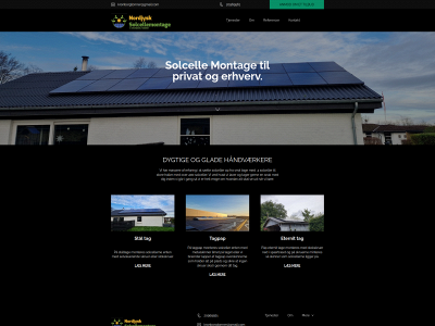 nordjysksolcellemontage.dk snapshot