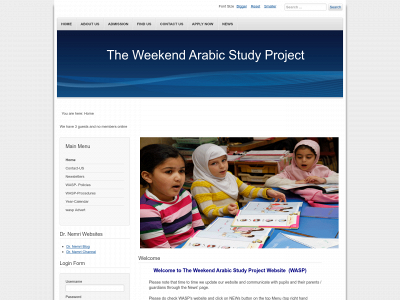 speak-arabic.com snapshot