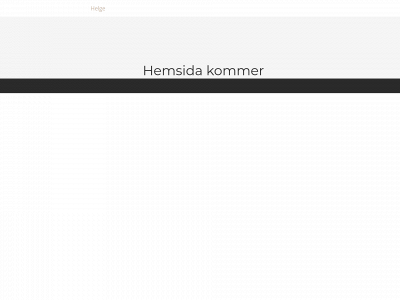 helge.nu snapshot