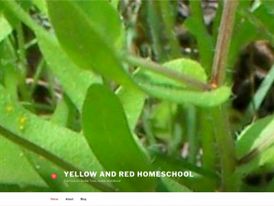 yellowandredhomeschool.com snapshot