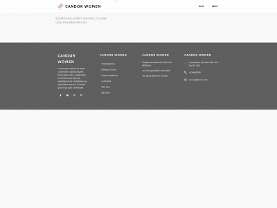candorwomen.com snapshot