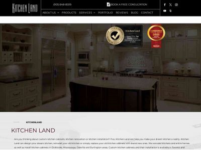 kitchenland.ca snapshot