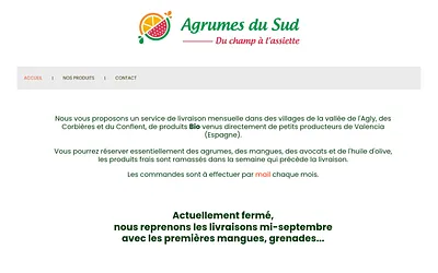agrumesdusud.fr snapshot