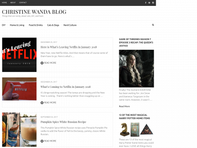 christinewanda.com snapshot
