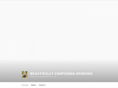 beautifullyconfusingopinions.com snapshot