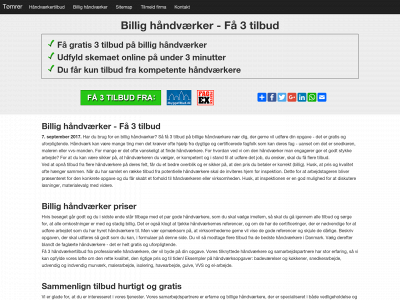 billighaandvaerker.dk snapshot