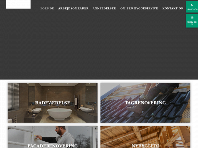 probyggeservice.dk snapshot