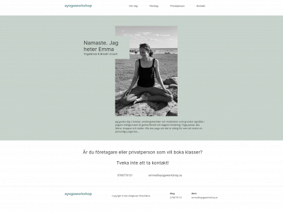 ayogaworkshop.se snapshot