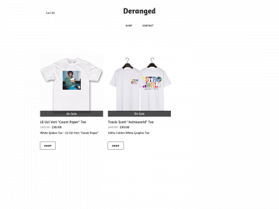 derangedonline.weebly.com snapshot